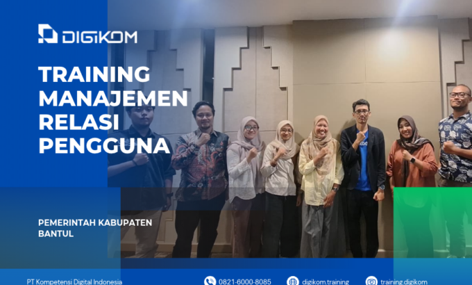 Training Manajemen Relasi Pengguna Bantul